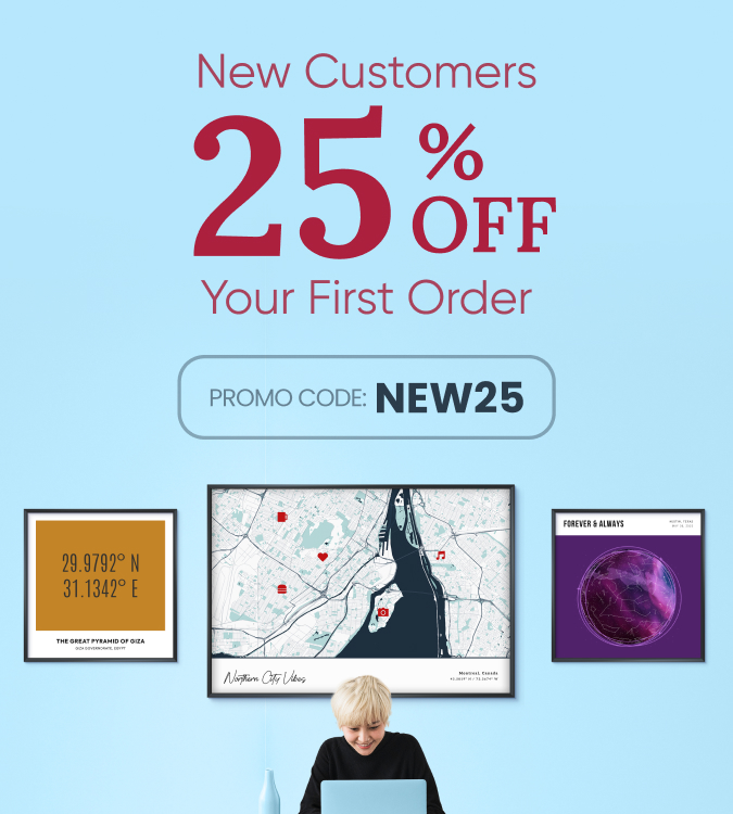 Large Promo 1 - New Customers - 25% OFF First Sale