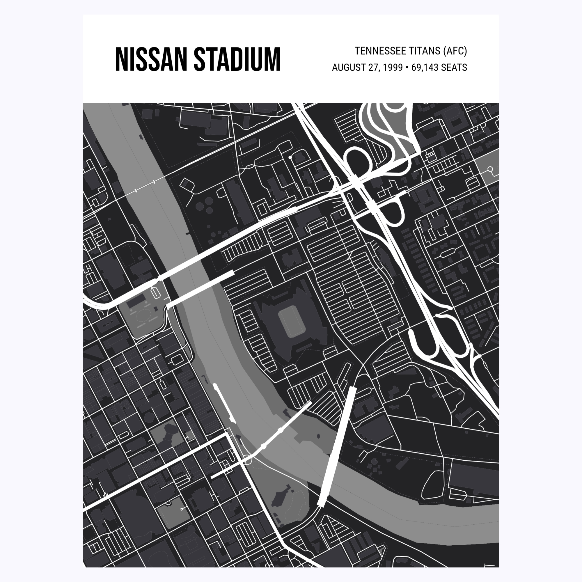 Nissan Stadium Seating Guide  Tennessee Titans 