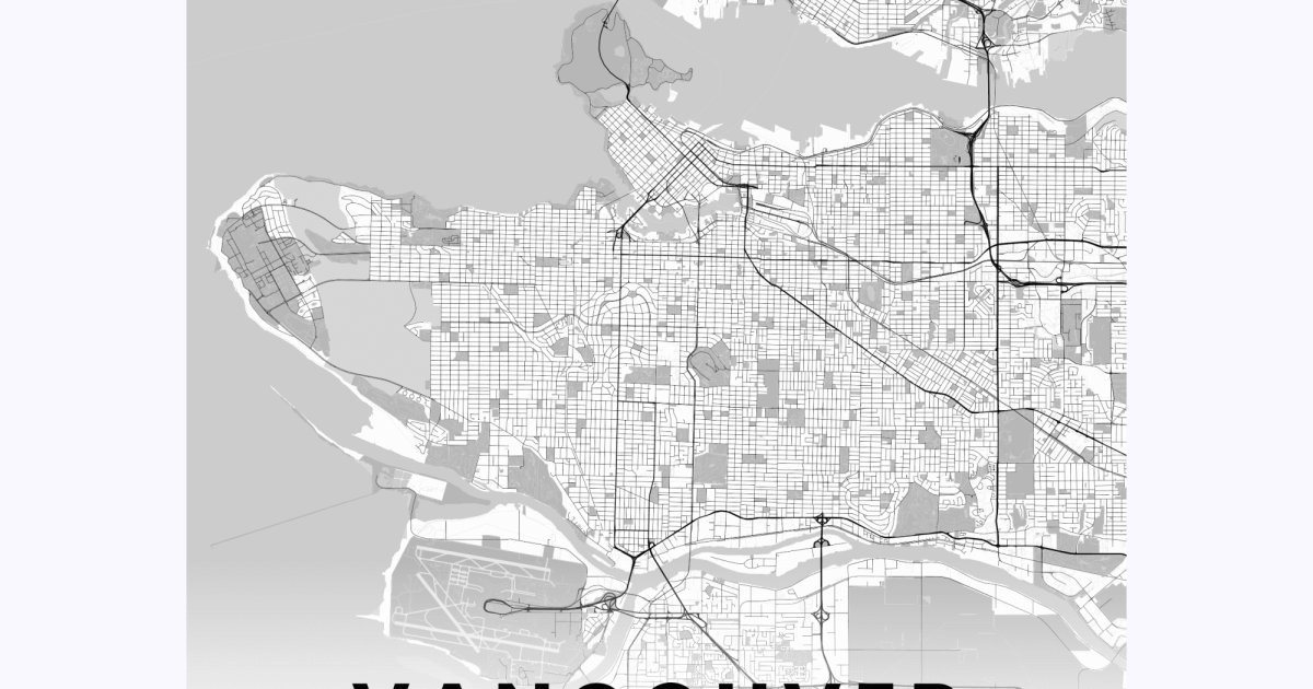 Vancouver In Light Poster Street Map Custom Design By You   Artwork Preview D1b3ae40 1d56 4f38 8eb9 E54d6fbc462a 707 16 