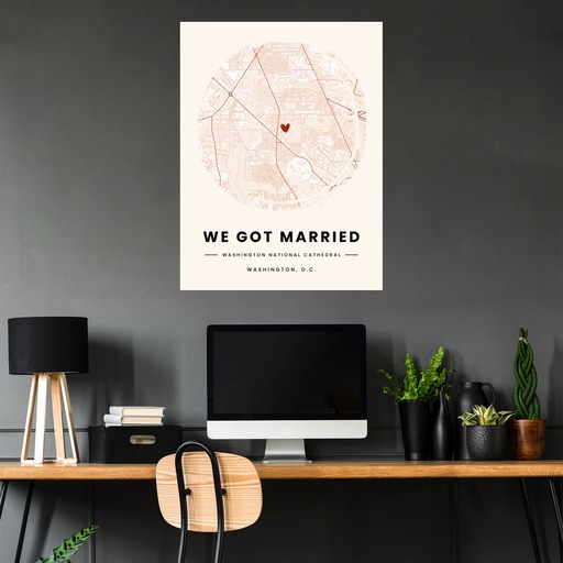 Where We Got Married Poster - Street Map 5