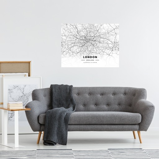 London in Light Poster - Street Map 3