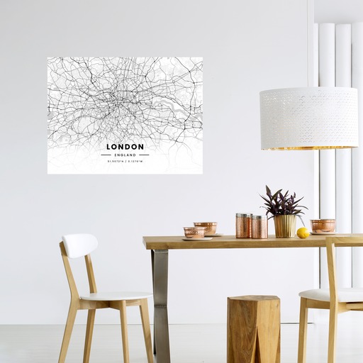 London in Light Poster - Street Map 6