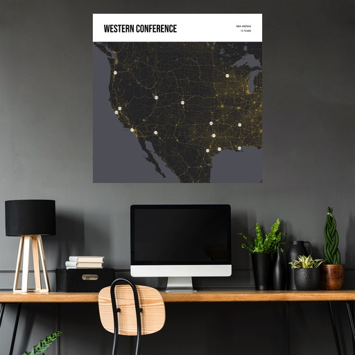 Western Conference Poster - Street Map 5