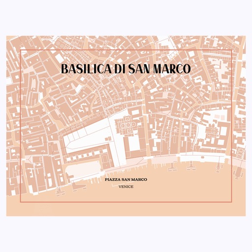 Basilica di San Marco Poster - Street Map 1