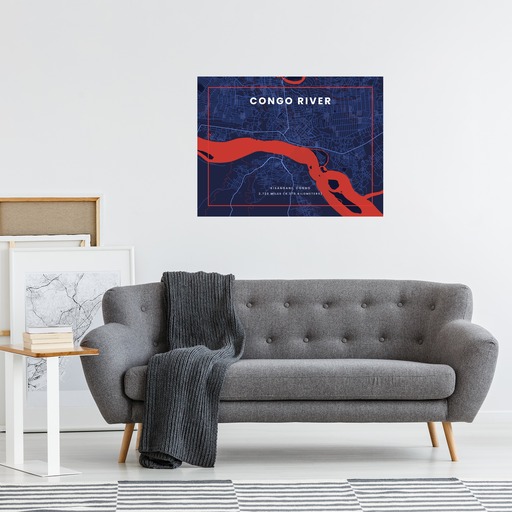 Congo River through Kisangani in High Energy Poster 3