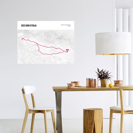 2023 Giro d'Italia Poster - Route Map 6