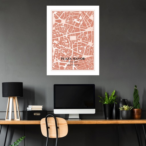 Plaza Mayor Poster - Street Map 5