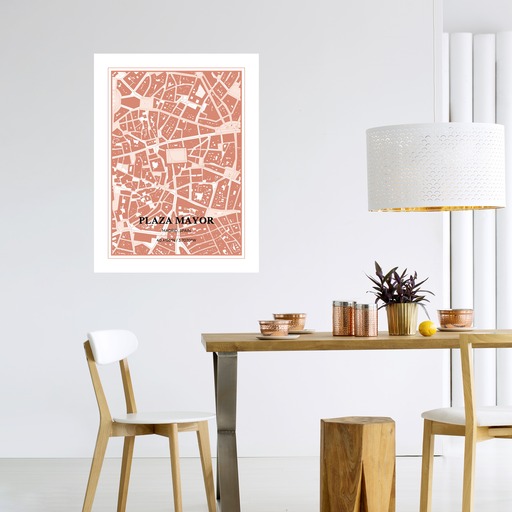 Plaza Mayor Poster - Street Map 6