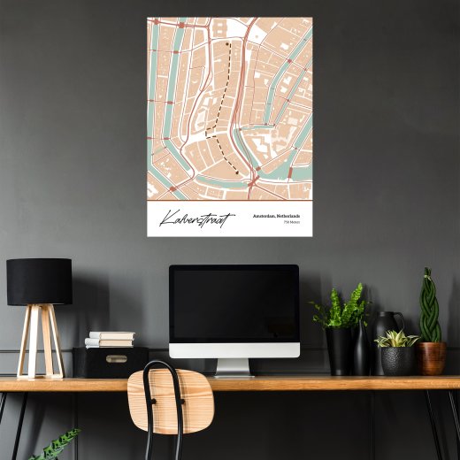 Kalverstraat Poster - Street Map 5
