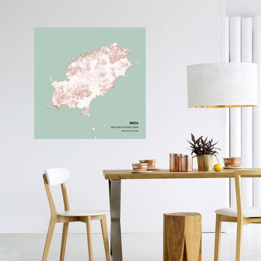 Island of Ibiza Poster - Street Map 6