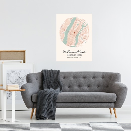 Where We Became a Couple Poster - Street Map 3