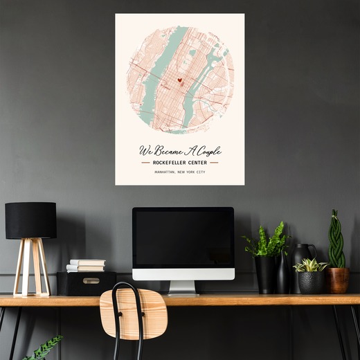 Where We Became a Couple Poster - Street Map 5