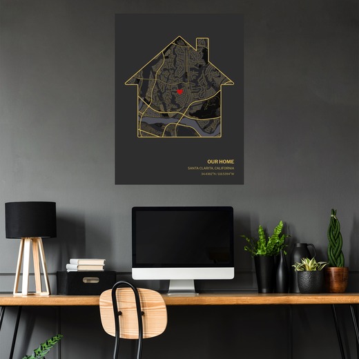 Our Home Poster - Street Map 5