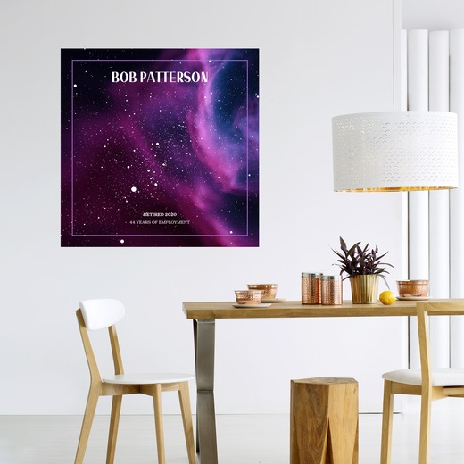 My Retirement Poster - Nebula Celestial Map 6