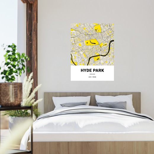 Hyde Park Poster - Street Map 2