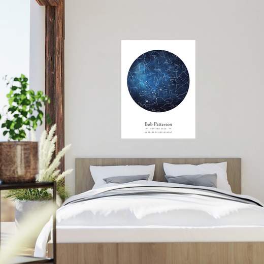 My Retirement Poster - Starry Celestial Map 2