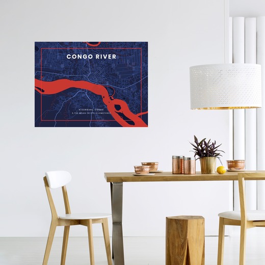 Congo River through Kisangani in High Energy Poster 6