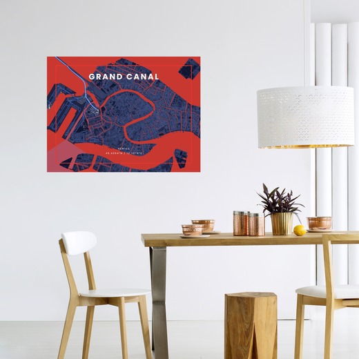 Grand Canal through Venice in High Energy Poster 6
