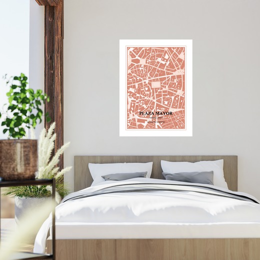 Plaza Mayor Poster - Street Map 2