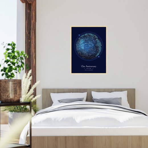 Our Anniversary Poster - Starry Celestial Map 5