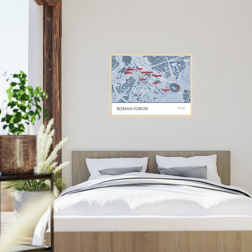 Roman Forum Poster - Street Map 5