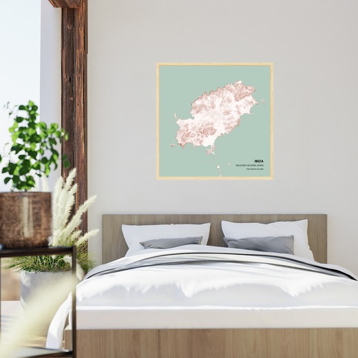 Island of Ibiza Poster - Street Map 5