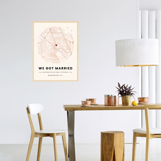 Where We Got Married Poster - Street Map 3