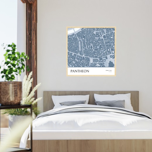 Pantheon Poster - Street Map 5