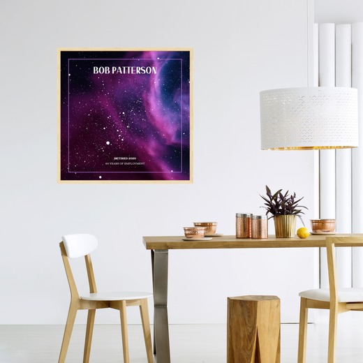 My Retirement Poster - Nebula Celestial Map 3