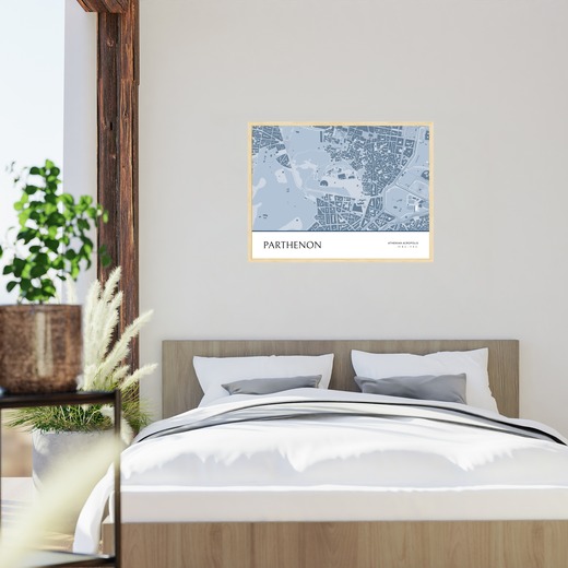 Parthenon Poster - Street Map 5