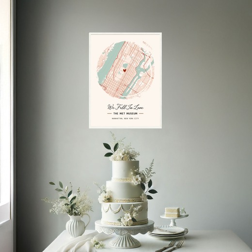 Where We Fell In Love Poster - Street Map 2